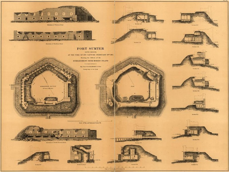 Fort Sumter Diagram