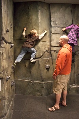 Climbing the Rock Wall