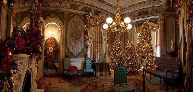 Parlor Room During Christmas