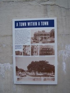 A Town Within a Town Marker