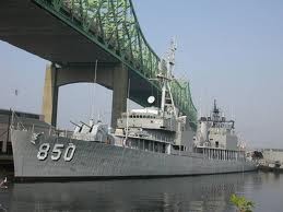 The USS Joseph P. Kennedy Jr. in Battleship Cove, Fall River, MA