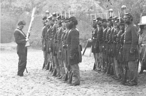 Historic Photo of the 54 Massachusetts Volunteer Infantry 