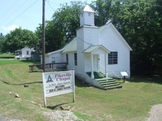 Pikeville AME Zion church today. 