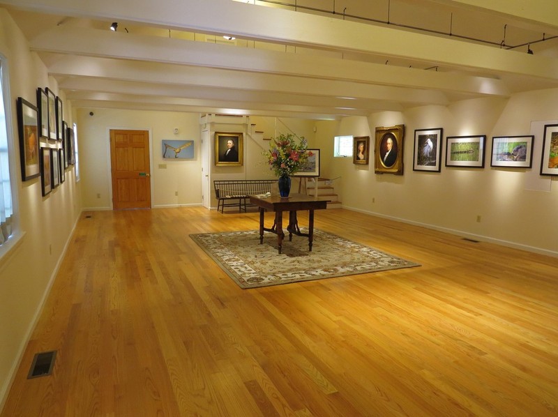 View inside the gallery