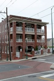 Walden Hospital today. Currently used as an apartment building