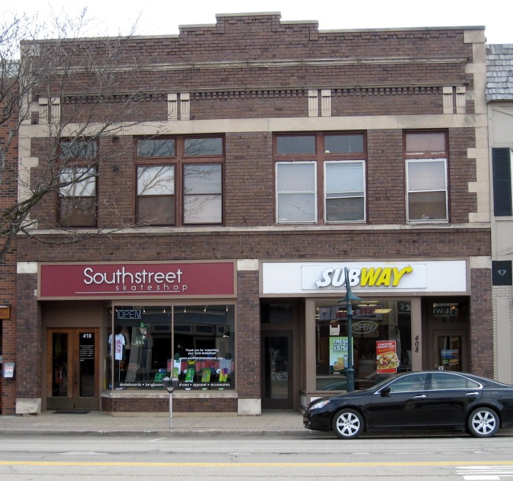 State Savings Bank Building, west elevation, 2011