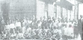 Students of Oklahoma Grove School (now Douglass) in 1921