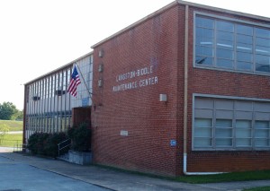 Langston High School, now Johnson City School Maintenance building as it looks today.