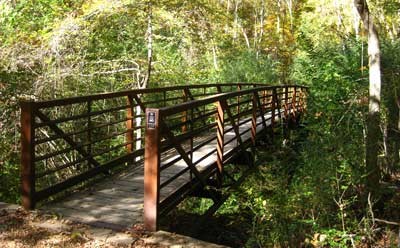 Footbridge on Bailey's Woods Trail
