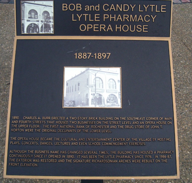 Rochester Bicentennial Sundial marker, decade 1887-1897