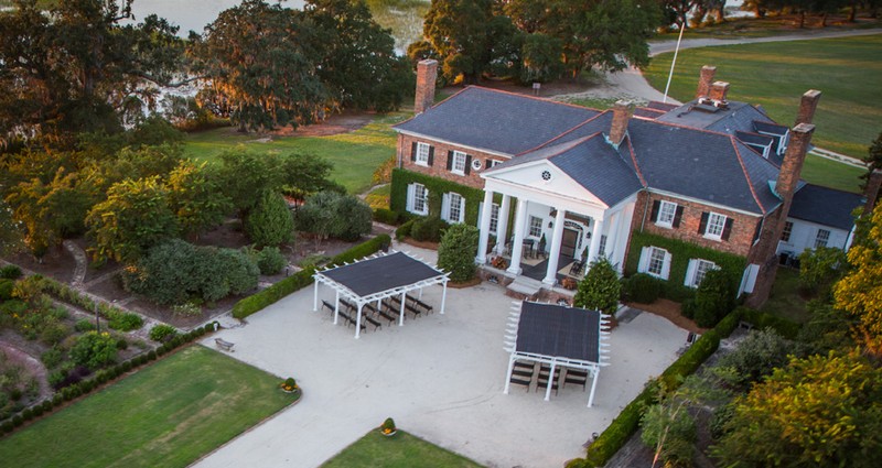 Boone Hall Plantation Arial