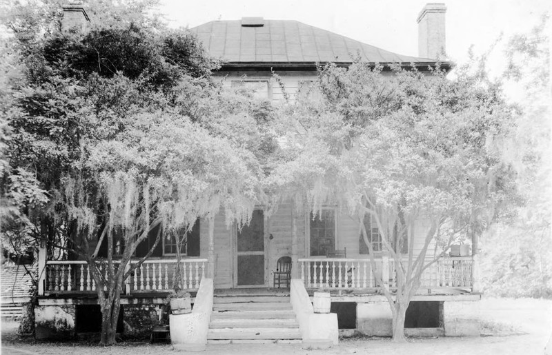 Historic photo of first property to exist on the estate.