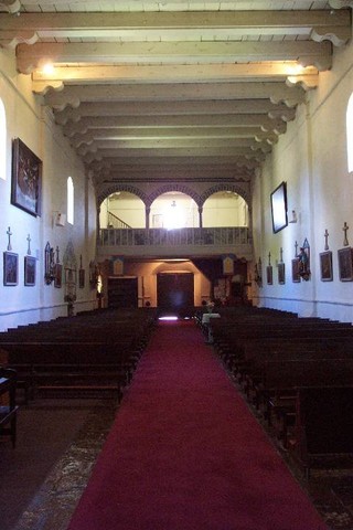 Interior of the church, much of which was reconstructed in the 20th century due to damage by fire during the Indian revolt in 1824 and decades of neglect. Courtesy of Lets Go See It.