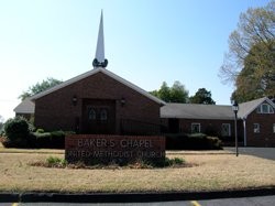 The church building present at the site today