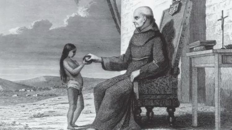 A 19th-century engraving of Padre Narciso Duran. Duran had a reputation as a jovial leader with great fondness for music, but he may also have been given to fits of depression. 