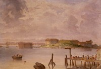 Fort Scammel and Fort Gorges, Maine
by Seth Eastman (1872)