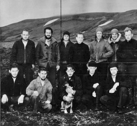 The team that was present on Kiska Island prior to the Japanese' arrival.