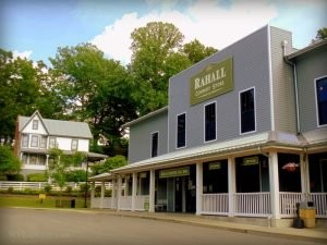 The complex includes historic and replica buildings, such as this replica of a coal company store where miners could purchase items whose cost was deducted from their pay. 