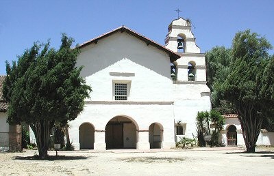 San Juan Bautista chapel and bell tower. 