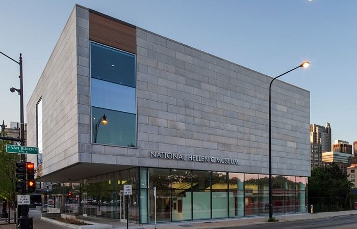 The National Hellenic Museum was established in 1983. The current building was opened in 2011 in Chicago's Greektown district. Image obtained from Greek Reporter.