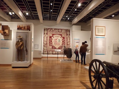 The museum offers permanent and traveling exhibits.