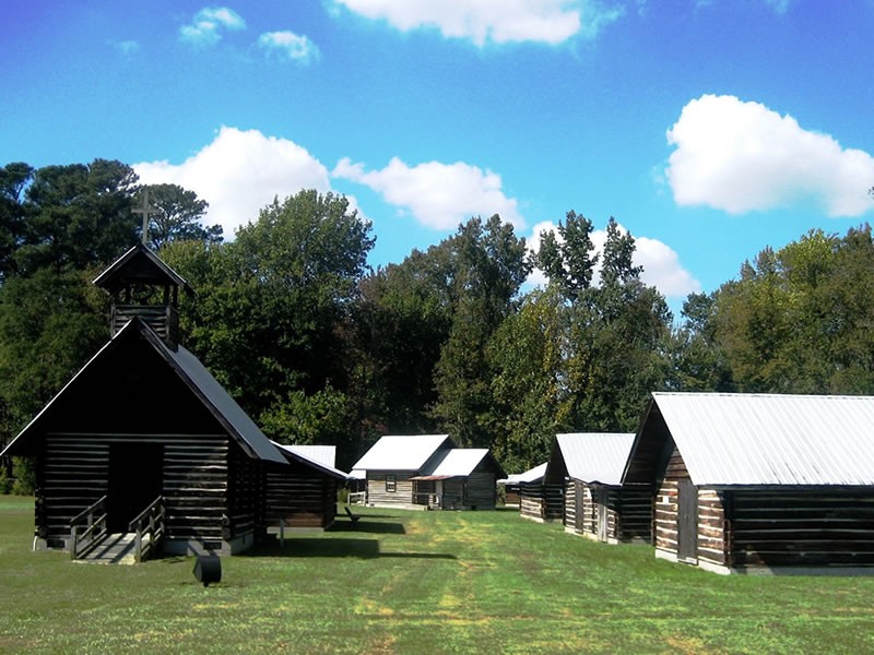 The five acre complex is located on the land that was once home to the Pitt County Home farm. Most of the buildings in the complex were built in the 19th or early 20th century. 