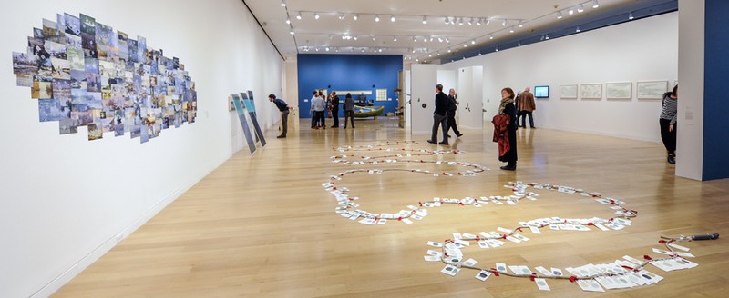 Installation view of Walden, revisited, 2014. Photo by Clements Photography and Design, Boston.