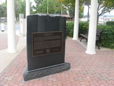 Newer marker for Battle of Santa Clara. Located at address posted for this entry. 