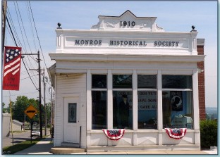 The exterior of the 1910 Building located in Monroe, Ohio.