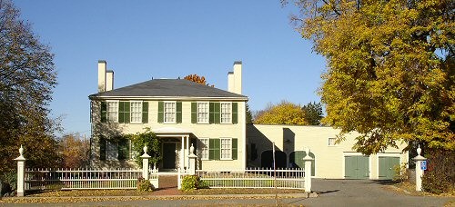 Full view of the Jackson Homestead and Museum