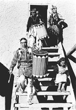 San Ildefonso dancers 1942
