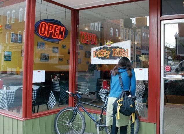 This is the current day store front of the historic building.