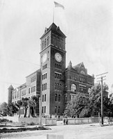 LAHS in 1908 on Fort Moore Hill