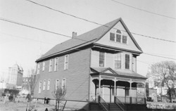 An early picture of the home of Reverend Nash