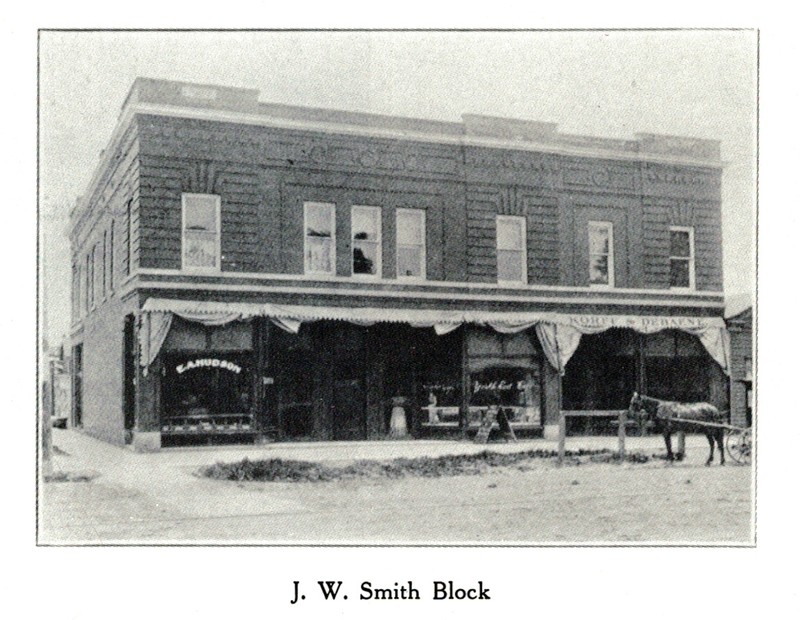 James Wilson Smith/Crissman Block, west elevation, 1907