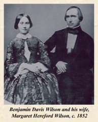 Benjamin Wilson and wife circa 1852