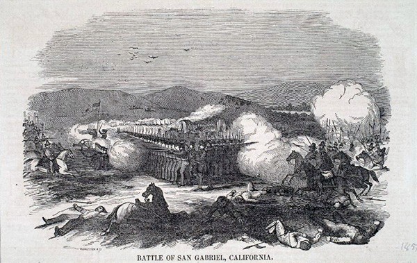 1847-48 Harpers Illustrated newspaper drawing of the battle