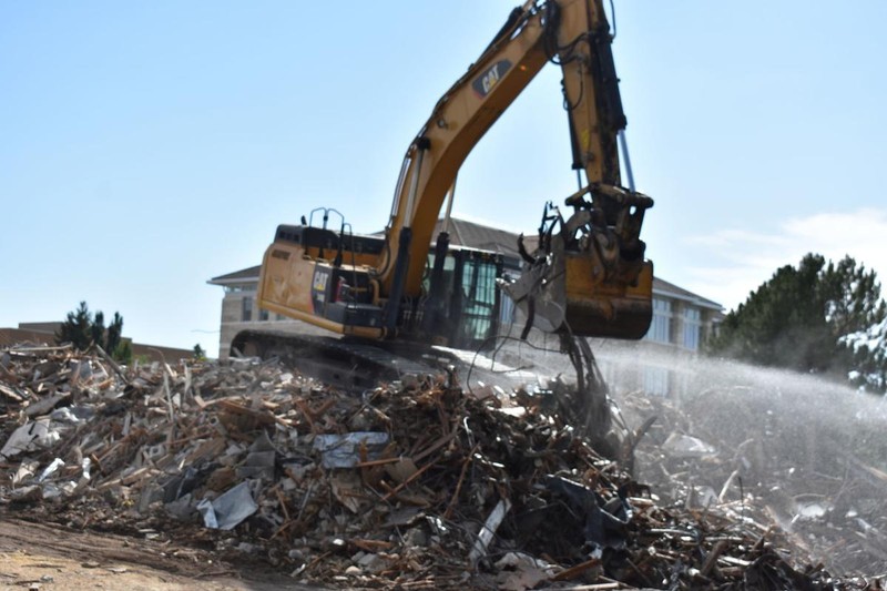 Demolition of the Kirkham, 2019