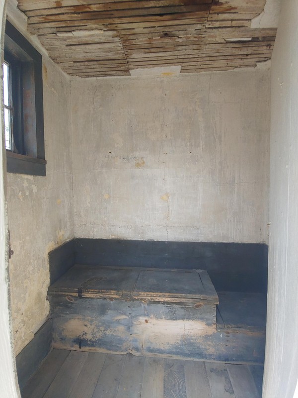 Inside the Yender Outhouse