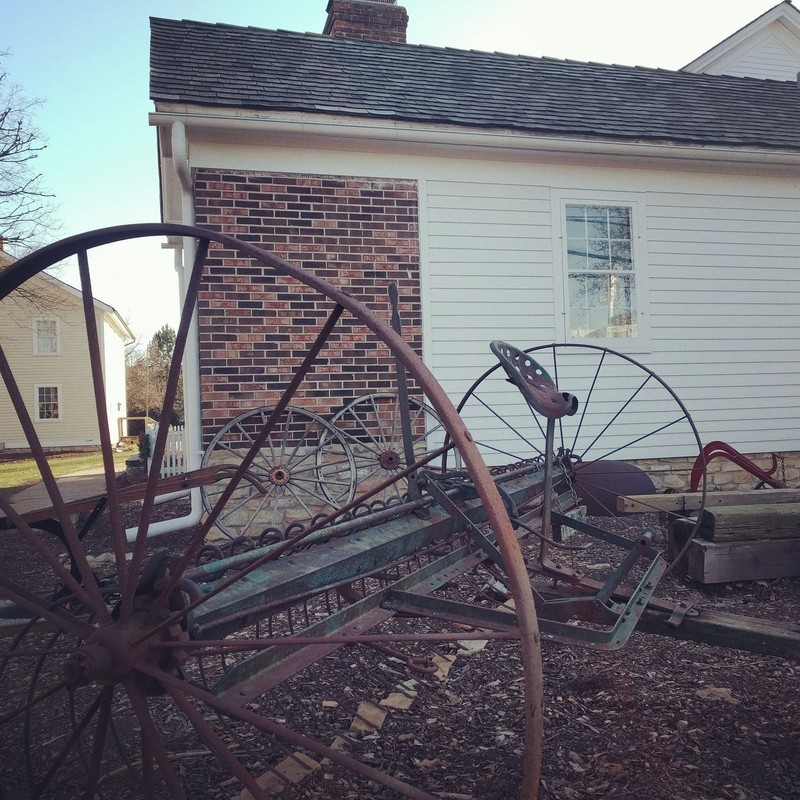 "Lisle: A Farm Town" outdoor display. Stop by to see what our volunteers have been working on!