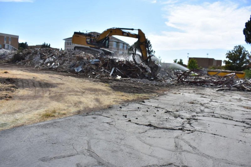 Demolition of the Kirkham, 2019