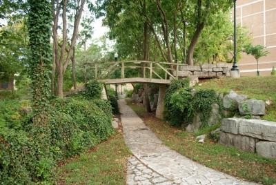 Trenches/walking paths of former Fort Lytle