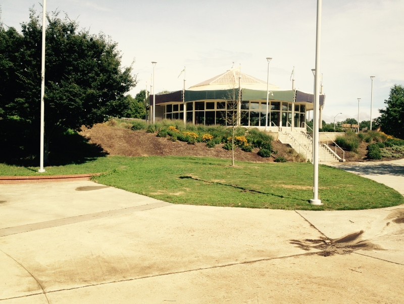 The Chavis Park carousel enclosure. 