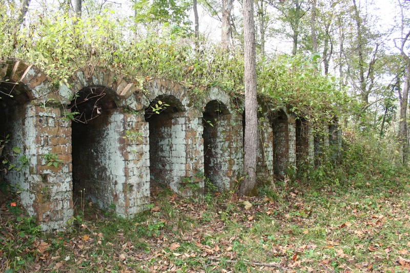 Belgium coke ovens constructed by Rader within the forest