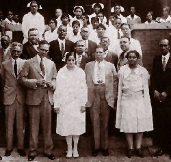 A picture of the staff taken around 1930