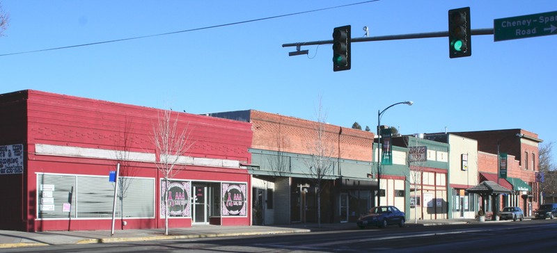 buildings on north side of 1st street 2007