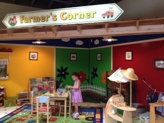 The Farm Center play area gives the park's youngest visitors opportunities to learn more about farm life in North Carolina.