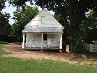 From 1855-1940 the Plank Kitchen served as the farm's kitchen. During the 19th Century kitchens were usually in a separate building from the main living quarters due to the heat generated by the open fire used to cook as well as the risk of the main hous