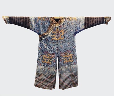 This image shows an article of clothing from the China Legacy exhibit.