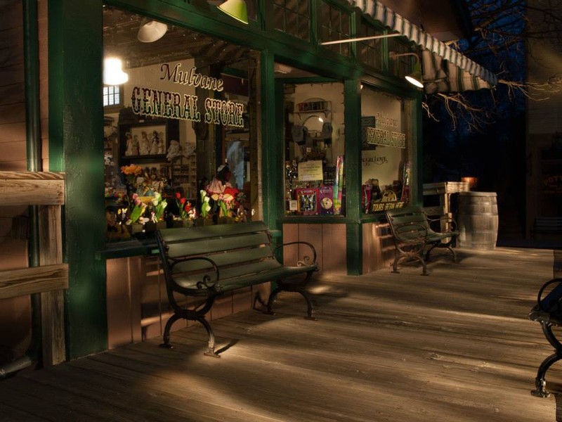 Mulvane General Store-one of several buildings in the town village. 